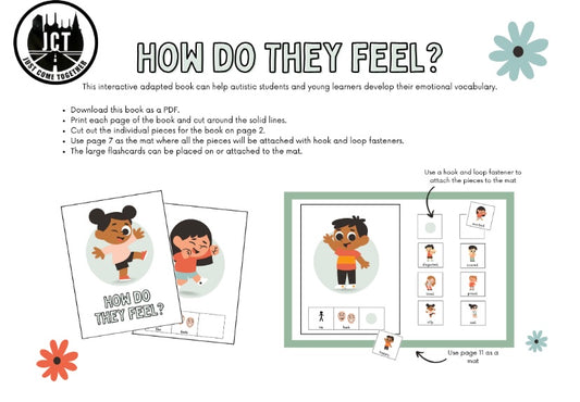 Speech Therapy Emotions Adapted Book